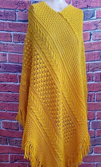 VINTAGE PONCHO - Picture 1 of 6